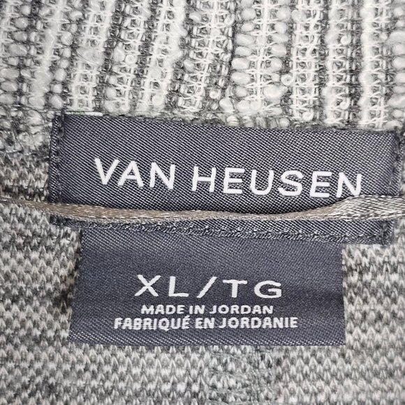 Womens Business Casual Comfy Knit Light Gray Open Front Cardigan Van Heusen XL - Picture 4 of 11